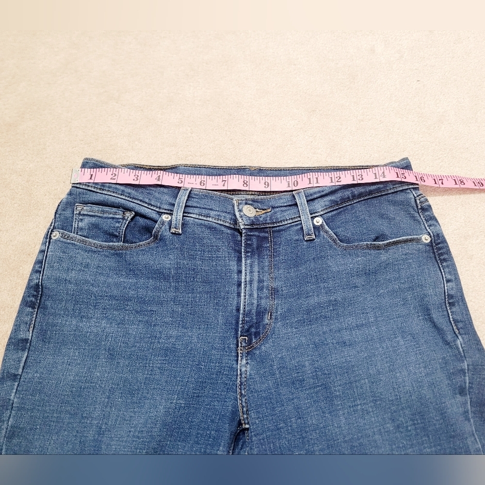 Levi’s Classic Bootcut Jeans Women’s Size 8 Blue Stretch Denim W29 L30 - Picture 6 of 13